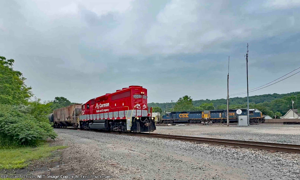 RJCR 3001 departs for Dover Ohio.
